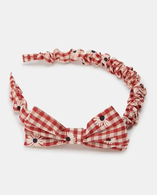 VINCHAS CUADRITOS ROJOS 